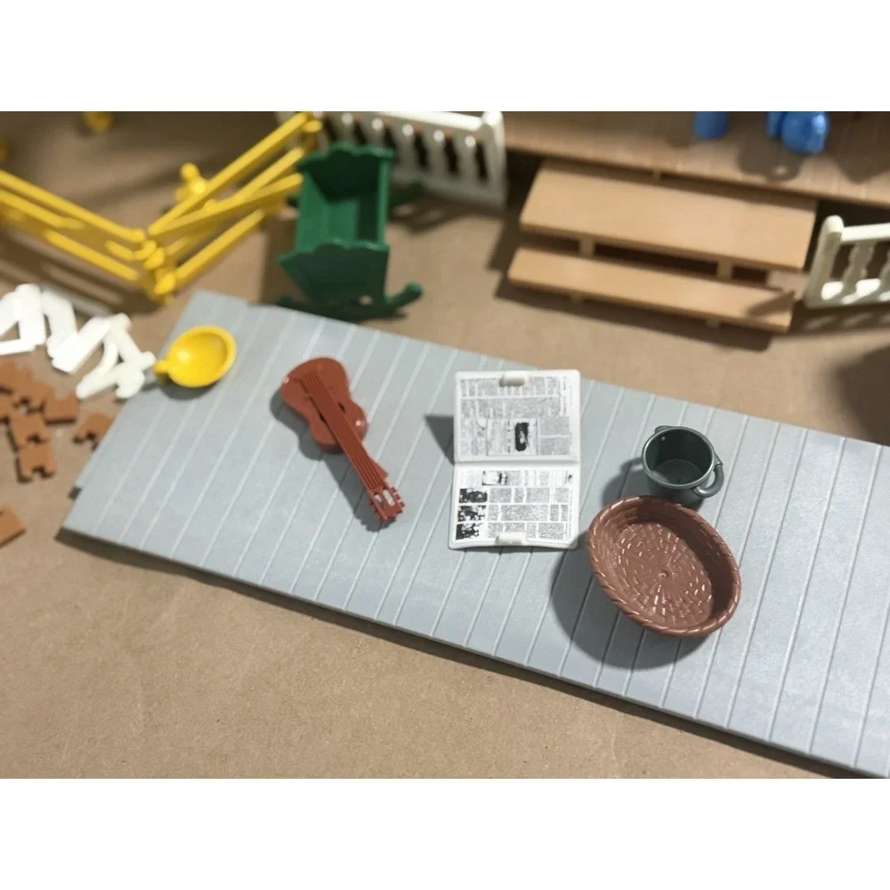 Playmobil 3769 Farmhouse Homestead 1987 No Figures - Many Rare Pieces!